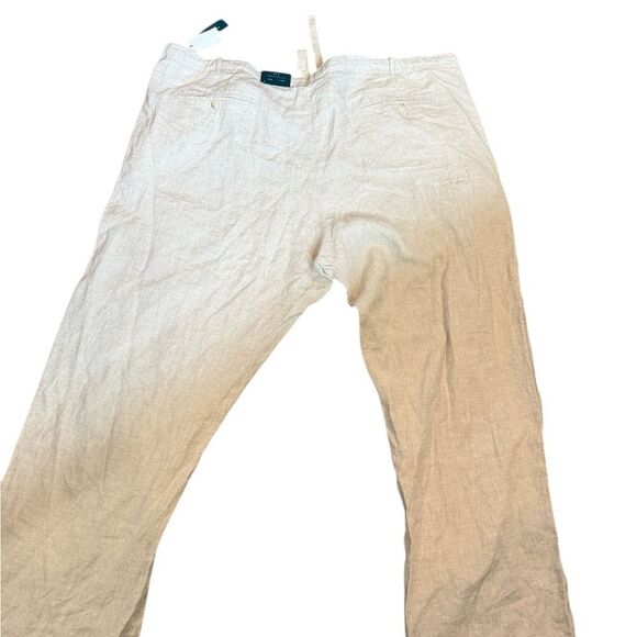 Perry Ellis Tan Chinos Lightweight Relaxed Fit - Picture 13 of 14